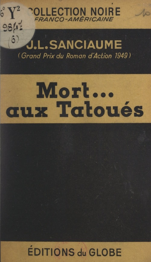 ebook cover of Mort aux tatoués, by Joseph-Louis Sanciaume