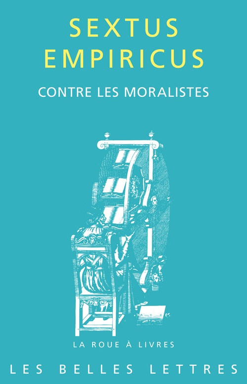 ebook cover of Contre les moralistes, by Sextus Empiricus