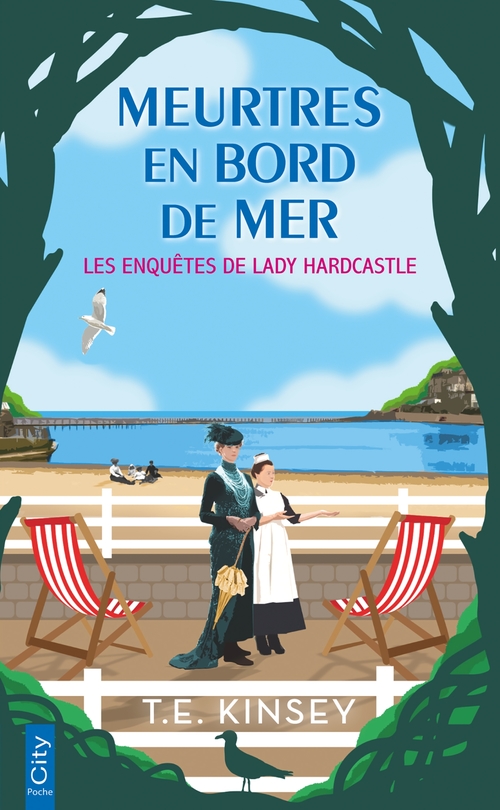 Couverture ebook de Meurtres en bord de mer, de T.E. Kinsey