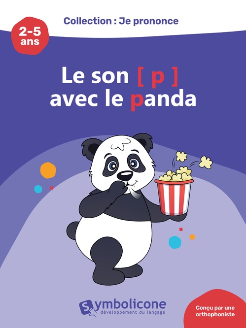 ebook cover of Je prononce le son [p] avec le panda, by Caroline Martin