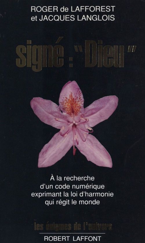 Couverture ebook de Signé Dieu, de Langlois/Lafforest
