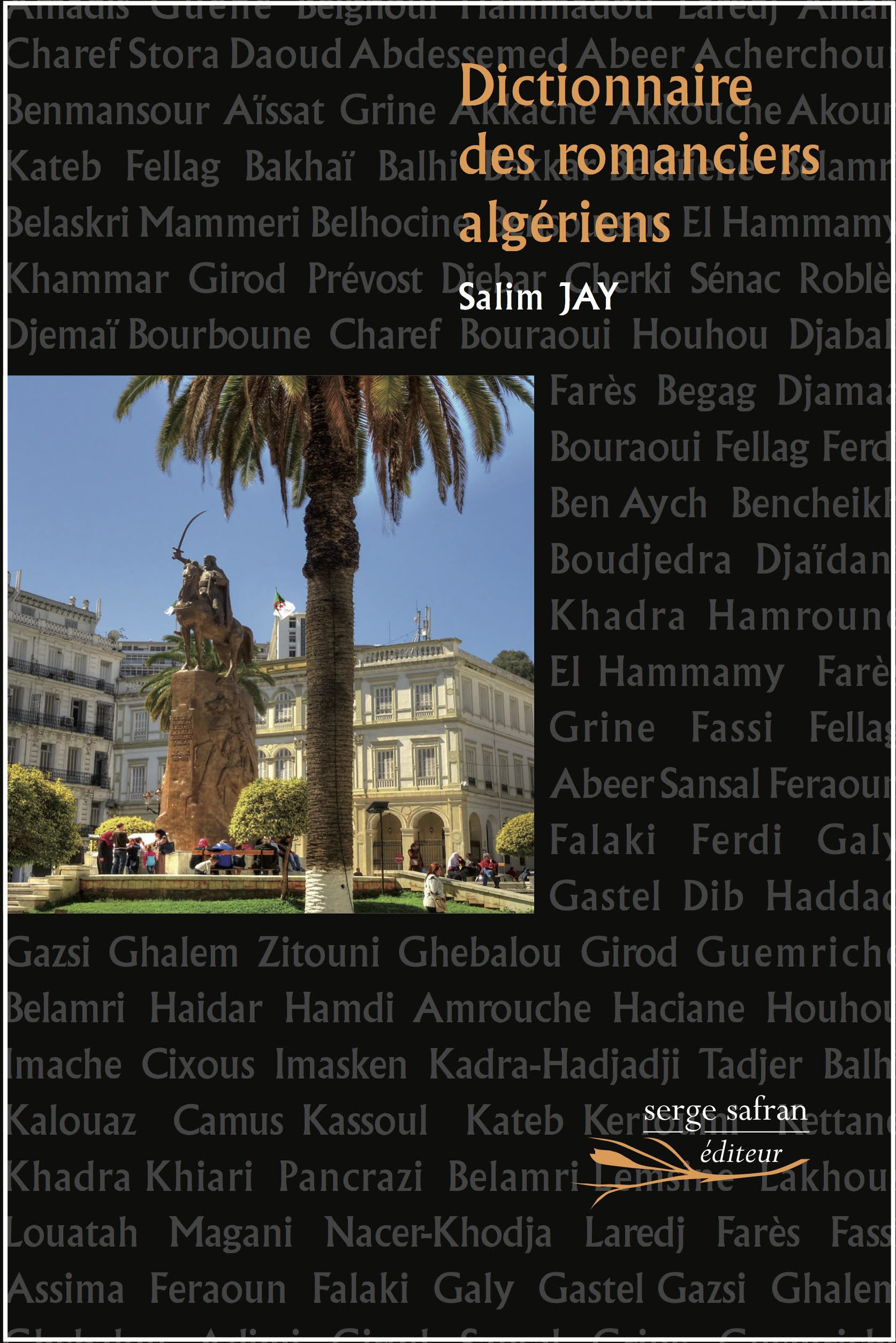 Couverture ebook de Dictionnaire des romanciers algériens, de Salim Jay