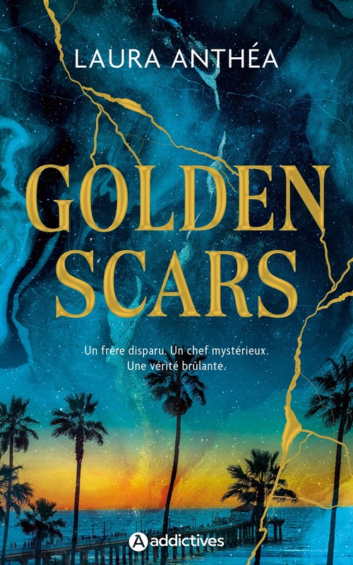 ebook cover of Golden Scars, by Laura Anthéa