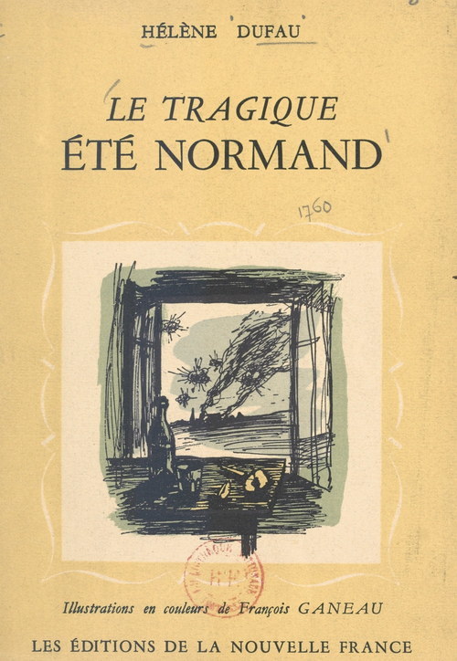Couverture ebook de Le tragique été normand, de Helene Dufau
