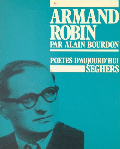 ebook cover of Armand Robin, by Alain Bourdon