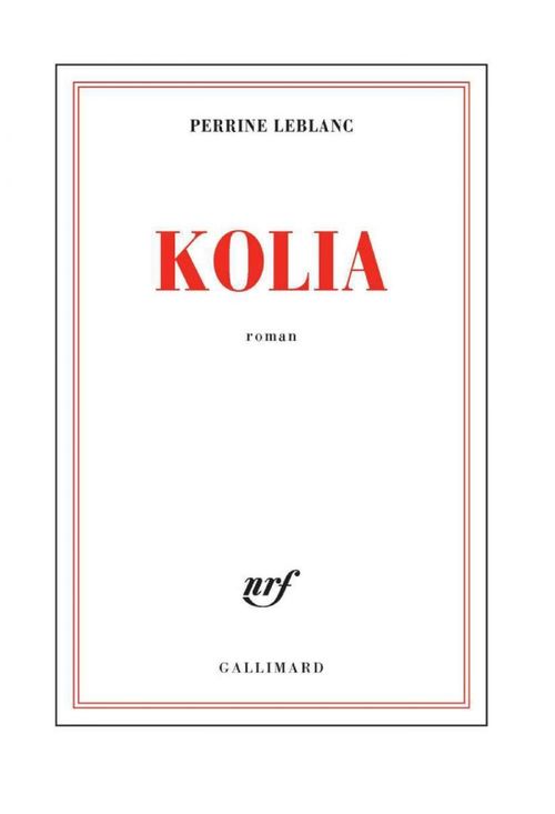 ebook cover of Kolia, by Perrine Leblanc