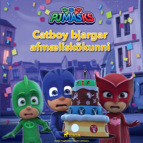 Couverture audiobook de PJ Masks - Catboy bjargar afmæliskökunni, de Eone