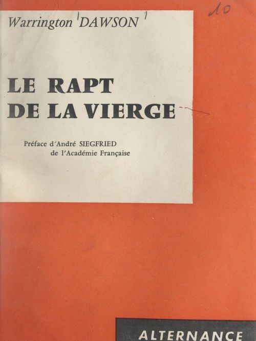 ebook cover of Le rapt de la Vierge, by Warrington Dawson