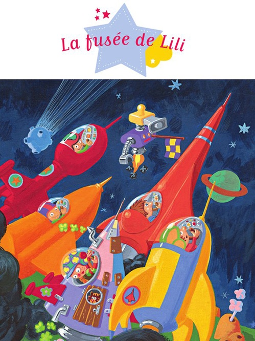 Couverture ebook de La fusée de Lili, de Agnès Laroche
