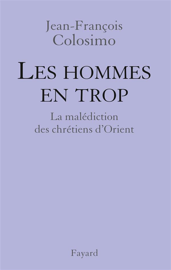 ebook cover of Les hommes en trop, by Jean-François Colosimo
