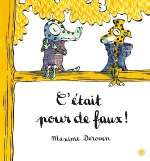 Couverture ebook de C'était pour de faux, de Maxime Derouen
