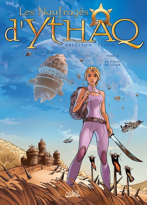 Couverture ebook de Les Naufragés d'Ythaq T14 - Le Joyau du Génie, de Christophe Arleston