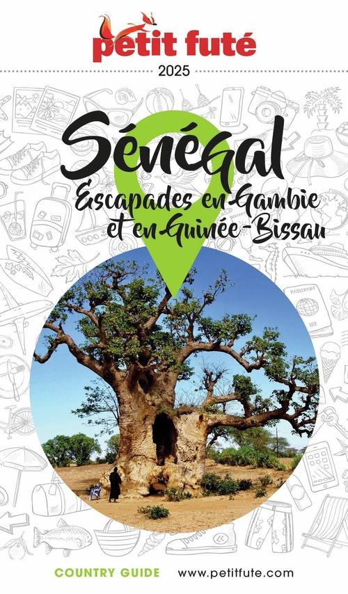 Couverture ebook de Guide Sénégal 2025 Petit Futé: Gambie - Guinée Bissau, de Collectif petit futé