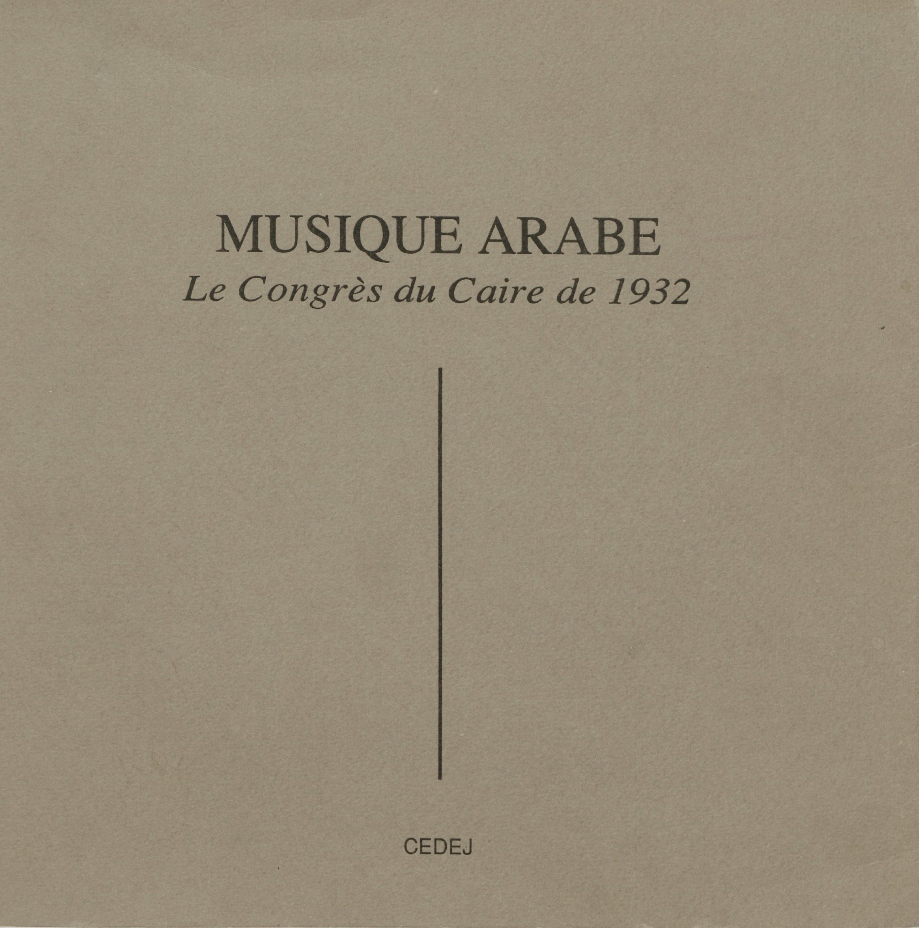 ebook cover of Musique arabe, by Collectif