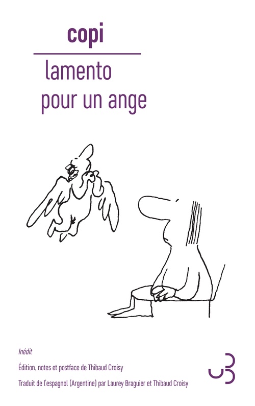 Couverture ebook de Lamento pour un ange, de Copi