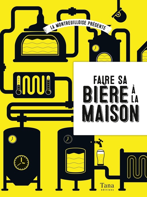 ebook cover of Faire sa bière à la maison, by La montreuilloise
