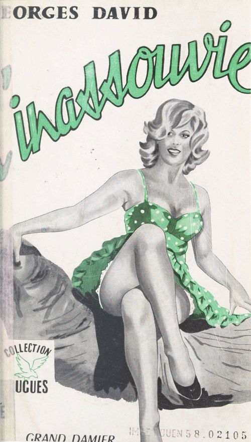 Couverture ebook de L'inassouvie, de Georges David