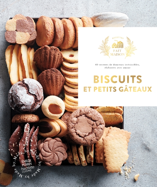 Couverture ebook de Biscuits et petits gâteaux, de Emilie Perrin