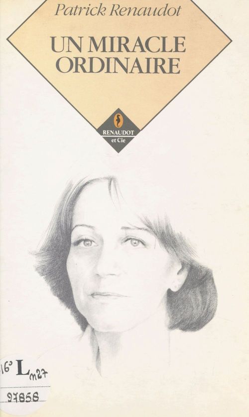 ebook cover of Un miracle ordinaire, by Patrick Renaudot