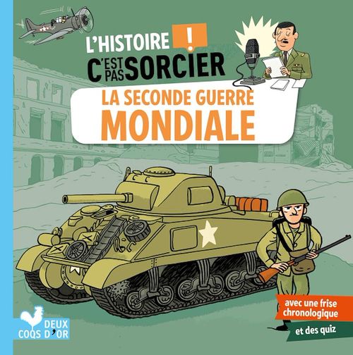 Couverture ebook de L'histoire C'est pas sorcier - La Seconde Guerre mondiale, de Frédéric Bosc