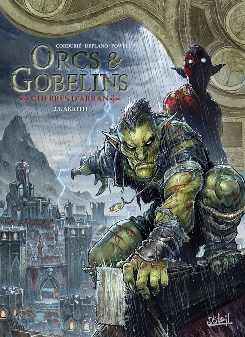 Couverture ebook de Orcs et Gobelins T23 - Guerres d'Arran - Akrith, de Sylvain Cordurie