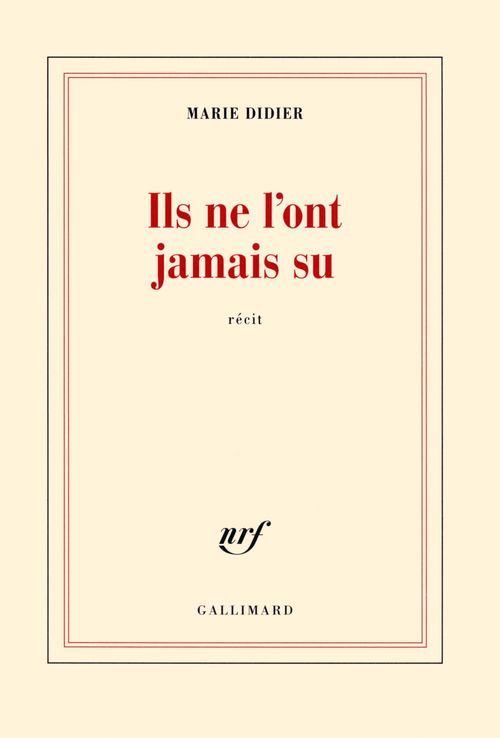 ebook cover of Ils ne l'ont jamais su, by Marie Didier