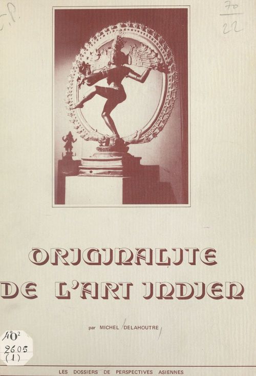 ebook cover of Originalité de l'art indien, by Michel Delahoutre