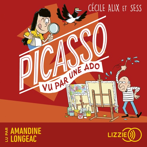 audiobook cover of 100% BIO Picasso vu par une ado, by Cécile Alix