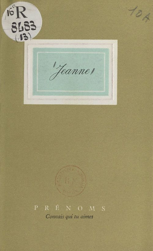 Couverture ebook de Jeanne, de Marilene Clement, Maurice Chavardes