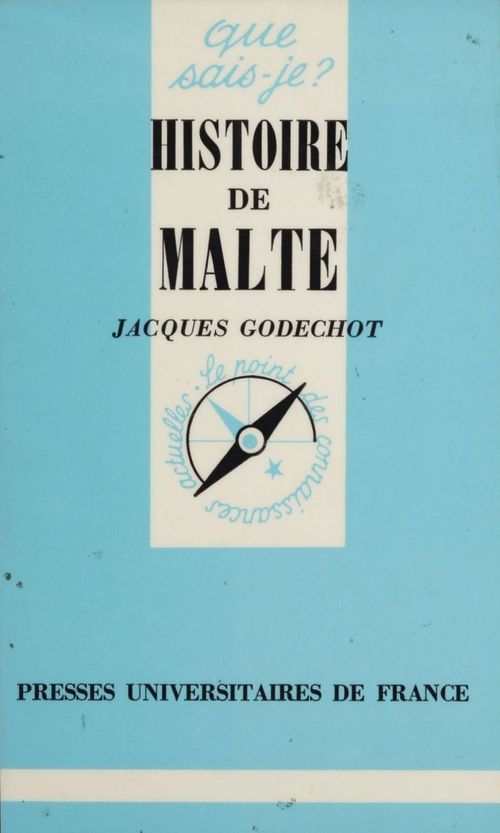 ebook cover of Histoire de Malte, by Jacques Godechot