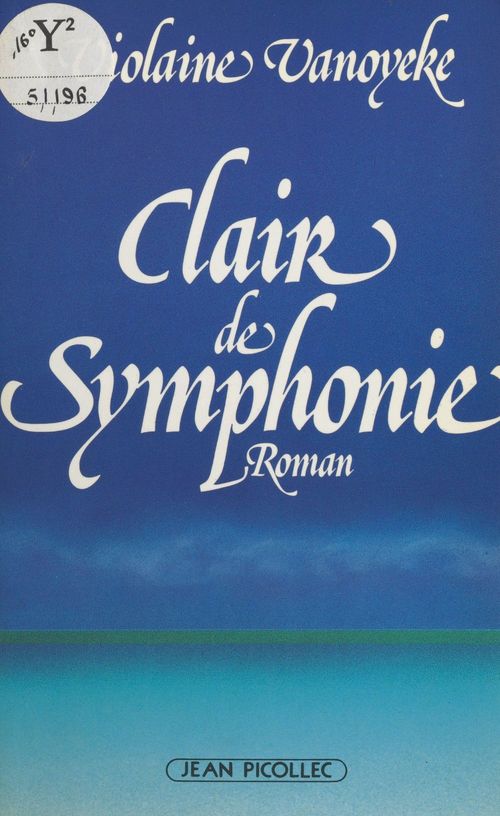 Couverture ebook de Clair de symphonie, de Violaine Vanoyeke