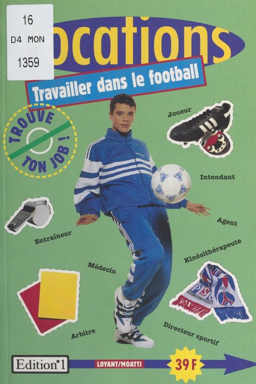 Couverture ebook de Travailler dans le football, de Vocations
