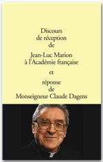 Couverture ebook de Discours de réception à l'Académie française, de Jean-Luc Marion