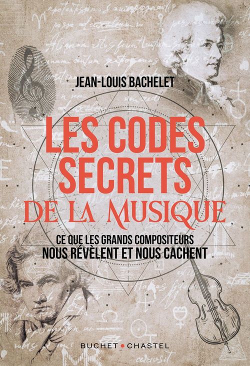 Couverture ebook de Les codes secrets de la musique, de Jean-Louis Bachelet