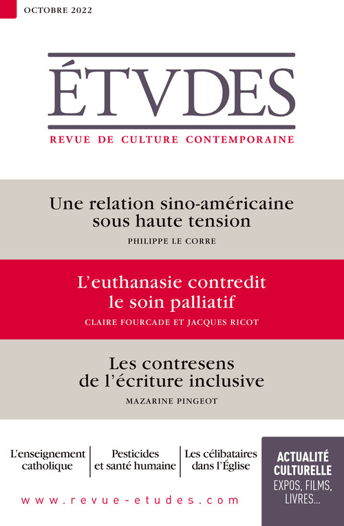 ebook cover of Revue Études 4297 - Octobre 2022, by Collectif Auteur