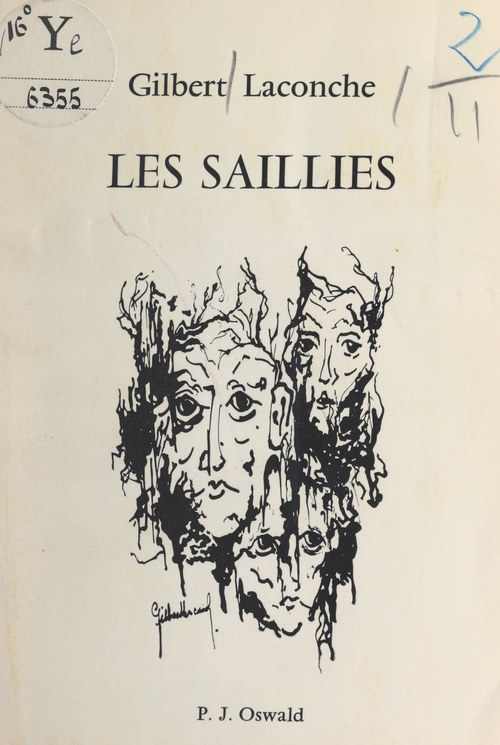 ebook cover of Les saillies, by Gilbert Laconche