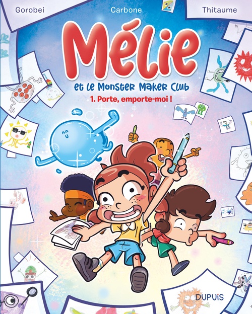 ebook cover of Mélie et le Monster Maker Club - Tome 1 - Porte, emporte-moi !, by Carbone, Thitaume, Gorobeï