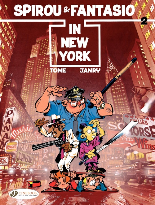 Couverture ebook de Spirou & Fantasio - Volume 2 - In New York, de Janry, Tome