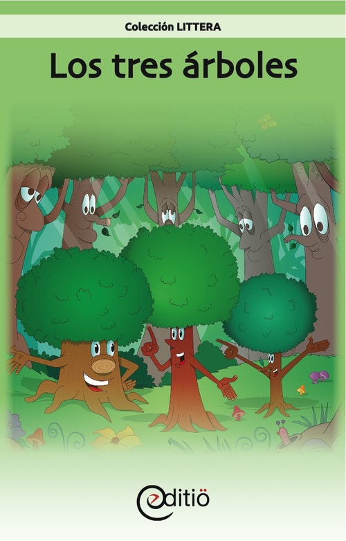 ebook cover of Los tres árboles, by Marika Fontaine