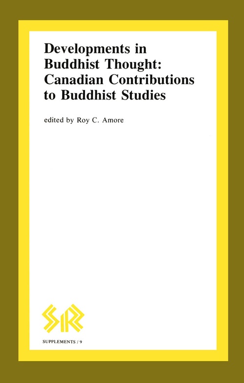 ebook cover of Developments in Buddhist Thought, by Roy C. Amore