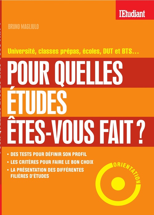 ebook cover of Pour quelles études êtes-vous fait ?, by Bruno Magliulo