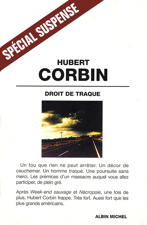 ebook cover of Droit de traque, by Hubert Corbin