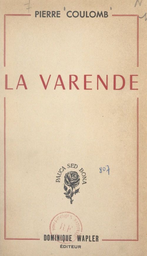 Couverture ebook de La Varende, de Pierre Coulomb