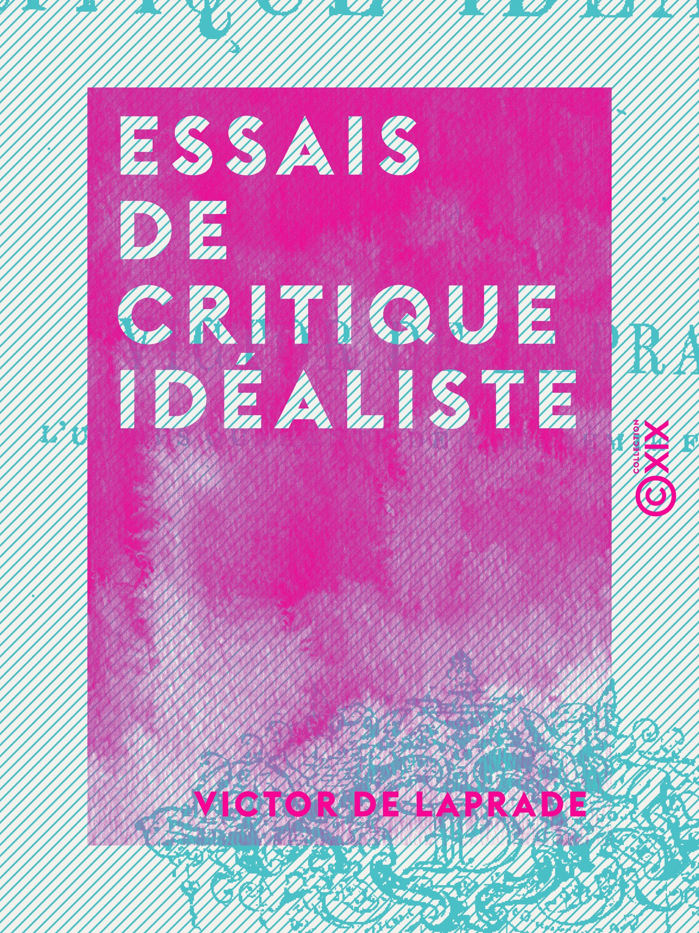 ebook cover of Essais de critique idéaliste, by Victor De Laprade
