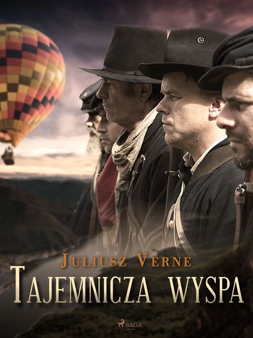 Couverture ebook de Tajemnicza wyspa, de Juliusz Verne
