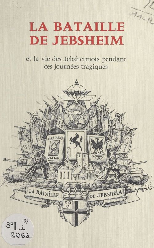 Couverture ebook de La bataille de Jebsheim, 25-30 janvier 1945, de Jean Scherer