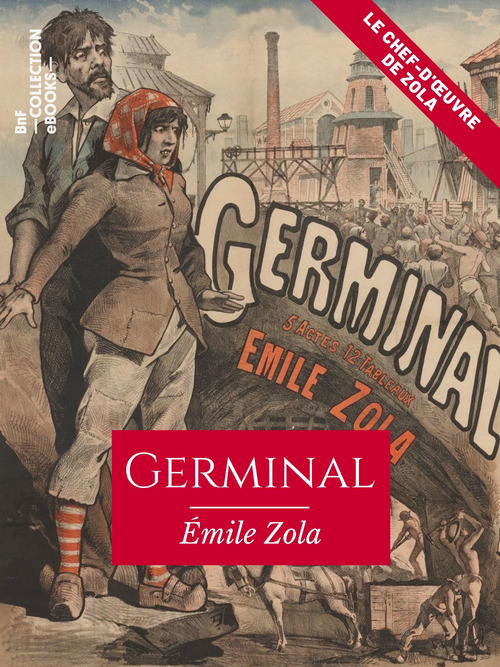 ebook cover of Germinal, by Emile Zola