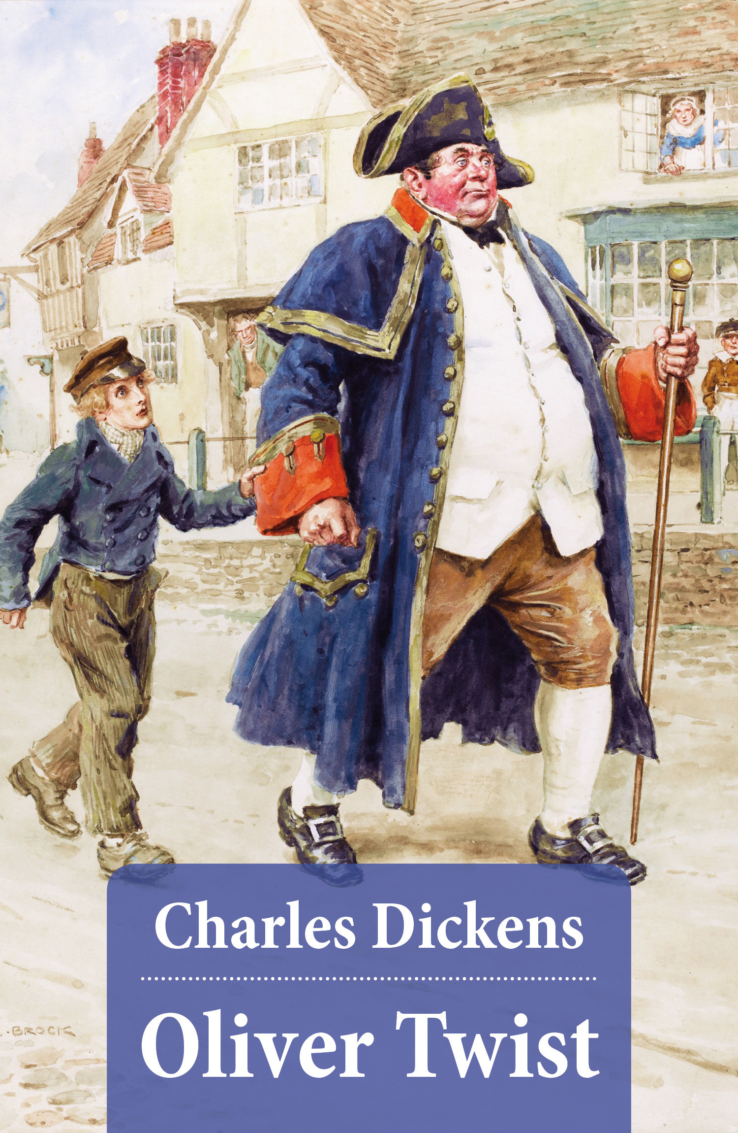 ebook cover of Oliver Twist (texto completo, con índice activo), by Charles Dickens