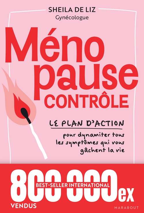 Couverture ebook de Ménopause contrôle, de Sheila de Liz