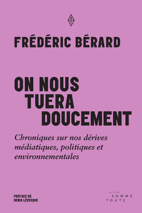 ebook cover of On nous tuera doucement, by Frederic Berard